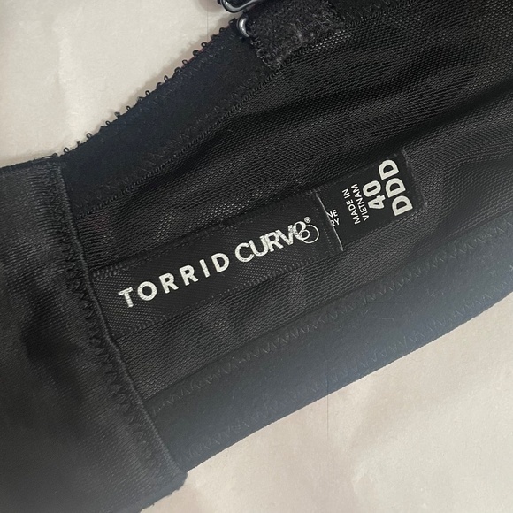 TORRID Curve Mermaid Tattoo Print Push Up Bra‎ Underwire Pin-Up Girl Retro 40DDD - Picture 8 of 13